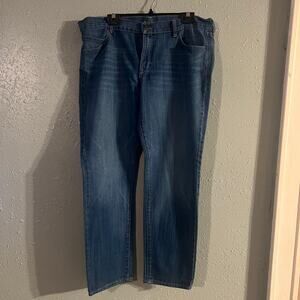 Old Navy Women's La Diva Straight Leg Sz 16 Jeans Medium Blue Retro Western